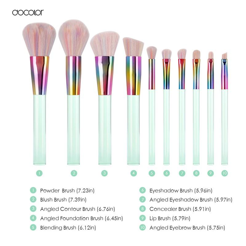 Bộ cọ mỹ nhân ngư Docolor Midsummer Night Dream 10pc Brush Set