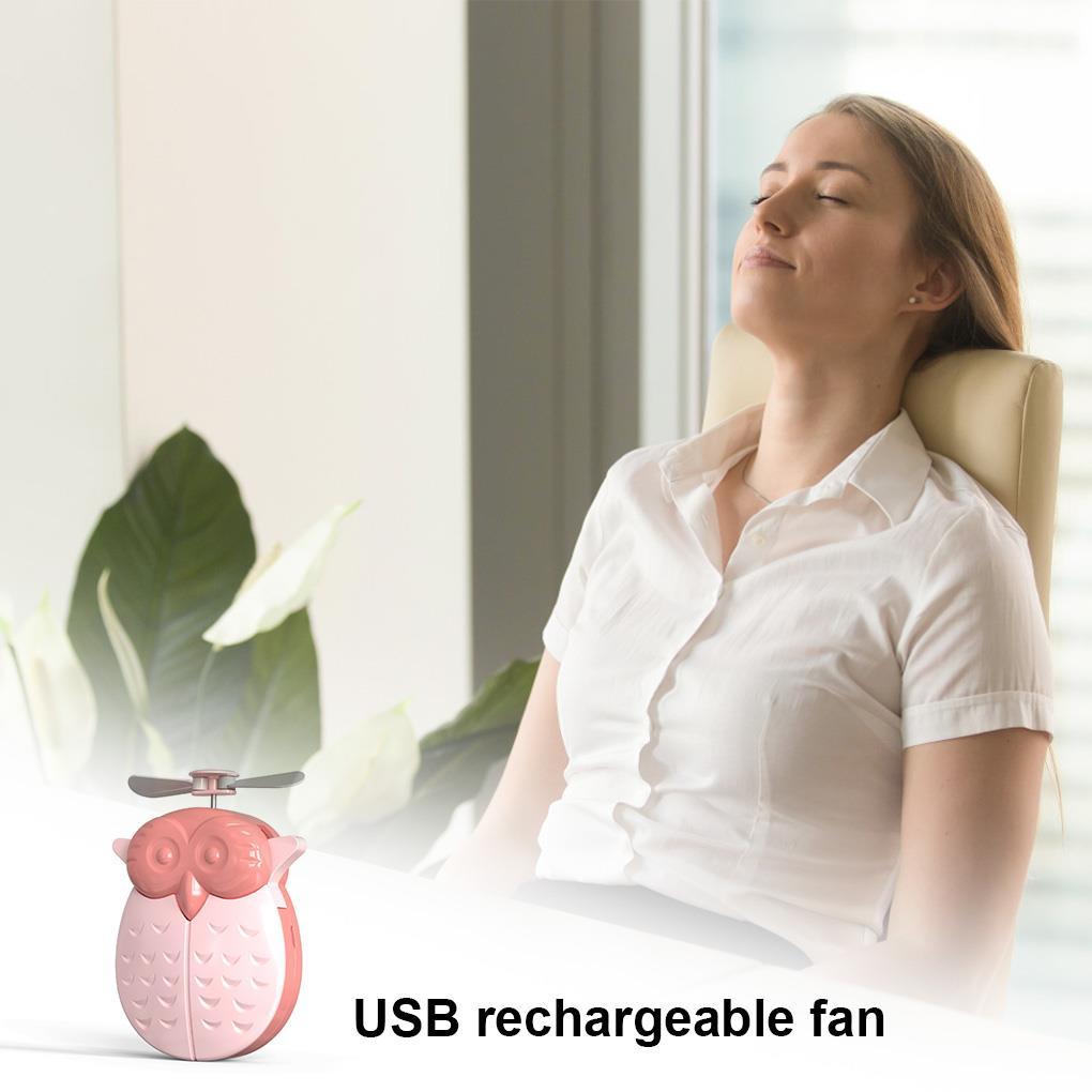 Air Fans Rechargeable Adjustable Handheld Fan with Mirror Portable Plastic Summer Sports Household Removable ELEN