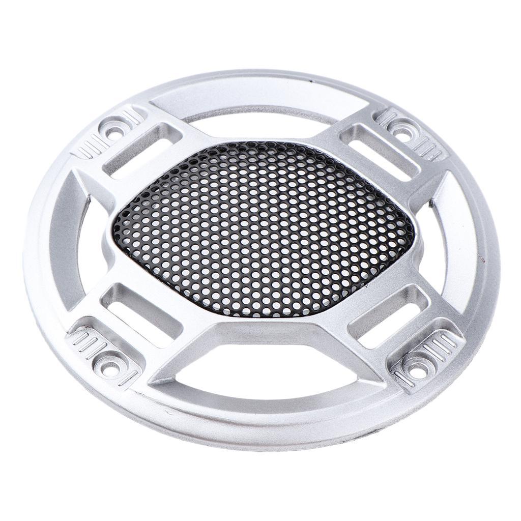 4 Pack Car Audio 3 inch Metal Subwoofer Home Speaker Grille Cover Case