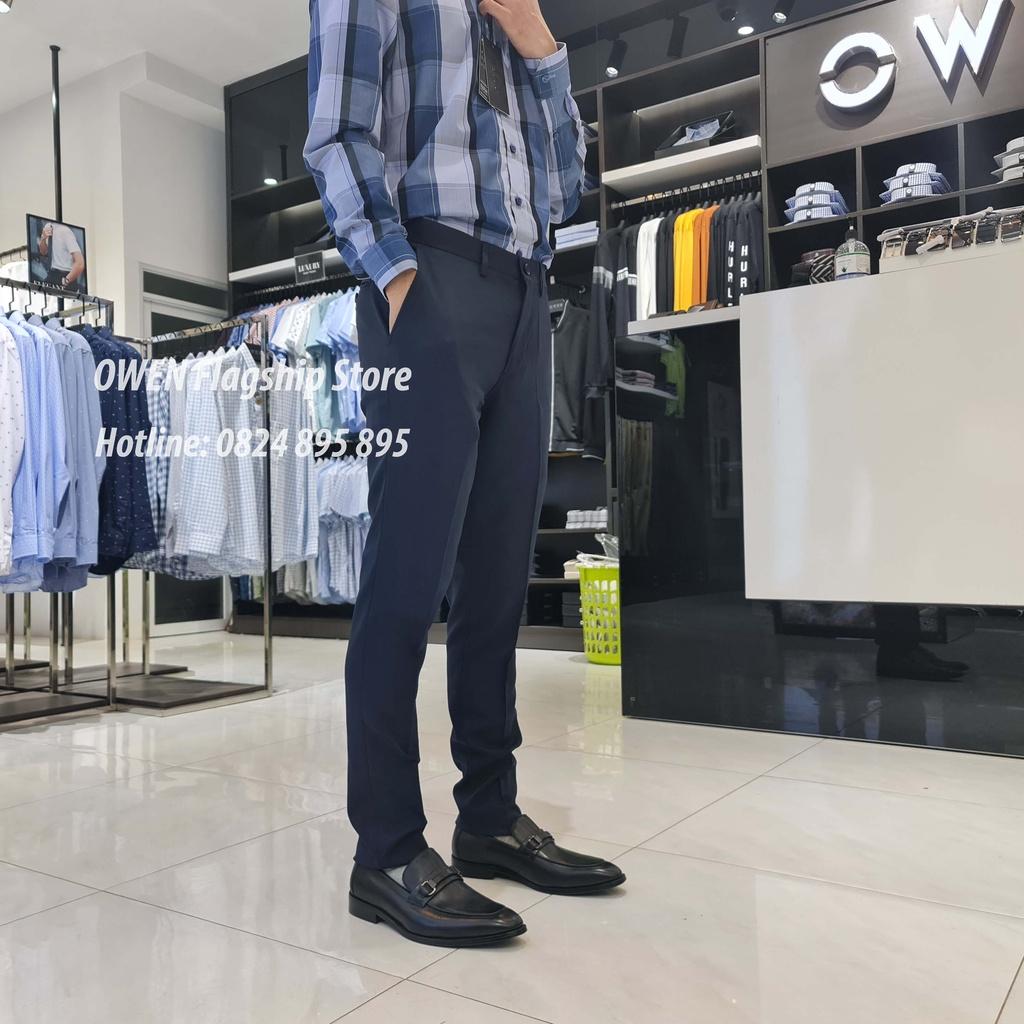 OWEN - Quần âu nam công sở dáng TRENDY sợi NANO mã QD22440