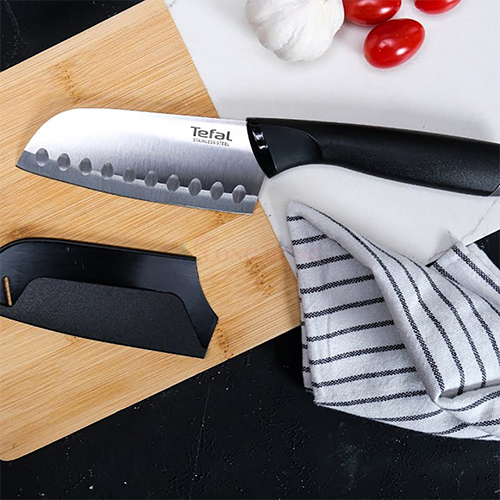 Dao làm bếp Santoku Tefal Comfort 12cm K2213604- Hàng chính hãng