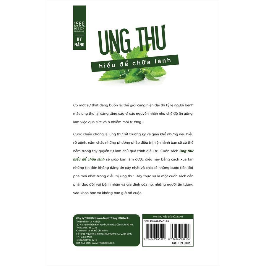 Sách Ung Thư Hiểu Để Chữa Lành