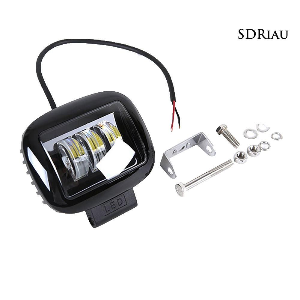 Đèn Led Hình Vuông / Tròn 30w 6000k Cho Xe Hơi