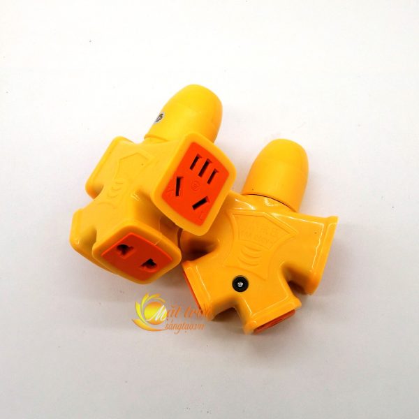 Ổ cắm điện 4in1 PVC đúc siêu bền, chống va đập, chống cháy V3