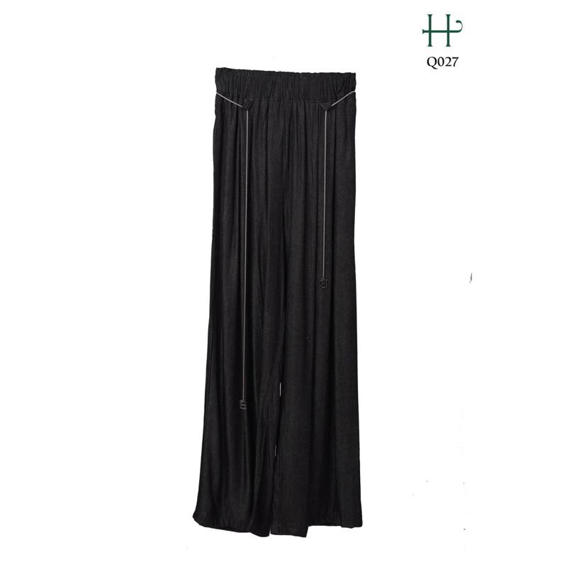 Quần lụa ống rộng tinh tế -Q27