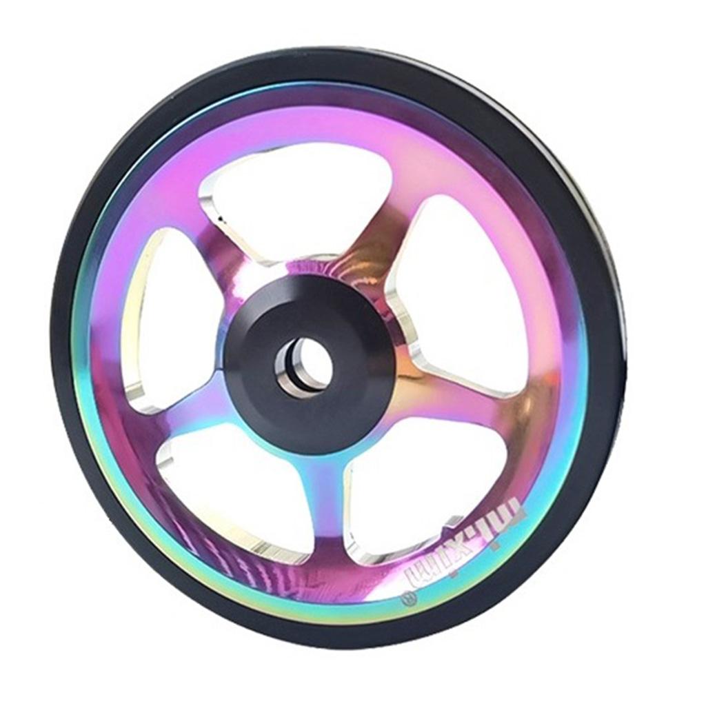 4x Folding Bike Easy Wheels Foldable Easywheel Refit Parts for Brompton