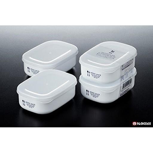 Set 2 hộp nhựa đựng thực phẩm White pack 280ml/1 hộp Nhật Bản