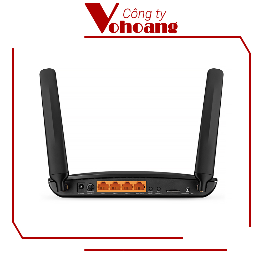 Bộ Phát Wifi 4G LTE TP-Link TL-MR6400 Chuẩn N 300Mbps - Hàng Chính Hãng