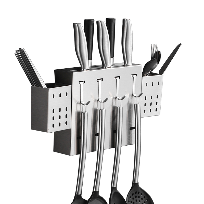 Kệ để dao đũa muỗm dán tường full inox