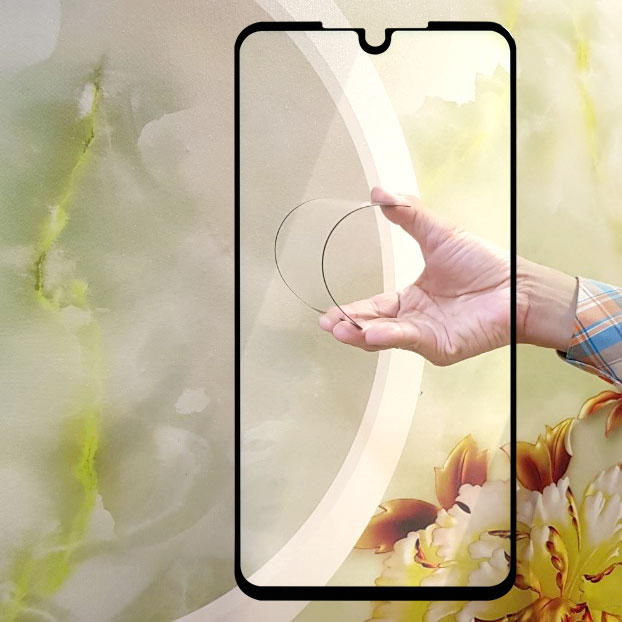 Miếng dán kính cường lực cho Huawei Mate 20X Full màn hình - Đen