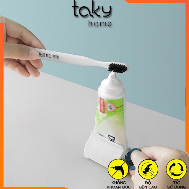 Cuộn Ép Kem Đánh Răng Tiện Lợi Nhiều Màu, Cuộn Lấy Kem Đánh Răng Tiết Kiệm và Tái Sử Dụng, Tiện Ích Cho Gia Đình. TakyHome 5203
