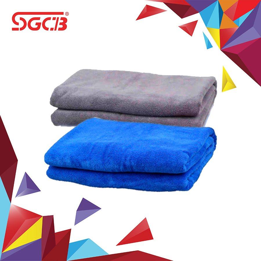 Khăn Lau Xe Ô Tô Mô Tô Microfiber 400G (Xám) SGGD074