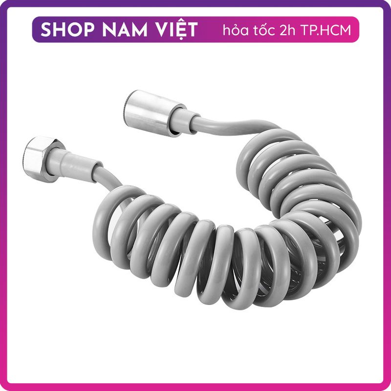Dây Vòi Xịt Vệ Sinh Lò Xo Đầu Chụp Kim Loại