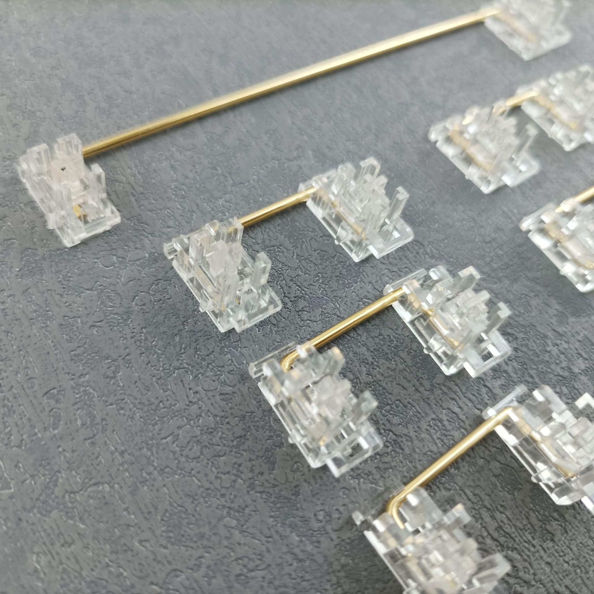 Trục vệ tinh bằng thép trong suốt khuyến mại với keycaps trong suốt là lựa chọn hàng đầu, bạn có thể tự lắp ráp bàn phím cơ tùy chỉnh theo cách thủ công