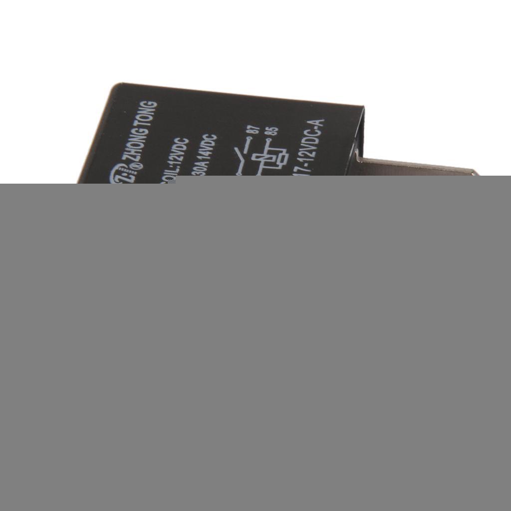Car Truck Auto Automotive DC 12V 30A 30 AMP SPST Relay Relays 4 Pins 4P