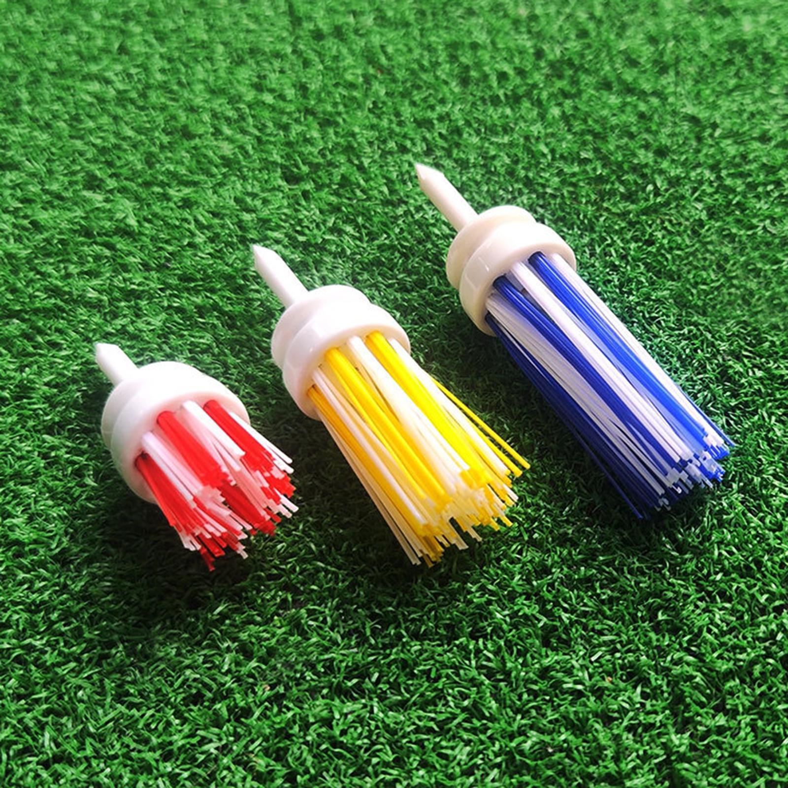 Brush Golf Tees Type Golf Equipment Low Friction Resistance Golf Ball Holder