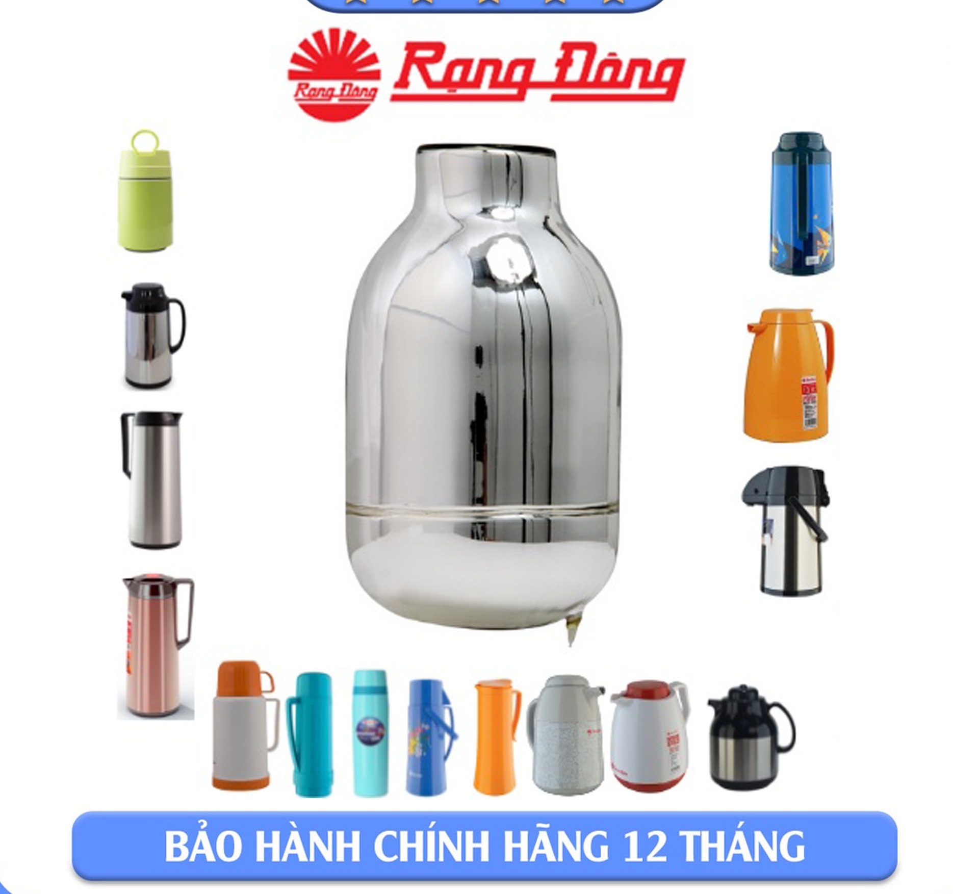 Hình ảnh Phích Đựng Nước Nóng, Pha Trà Rạng Đông 1 lít - Model: RD 1040 ST2