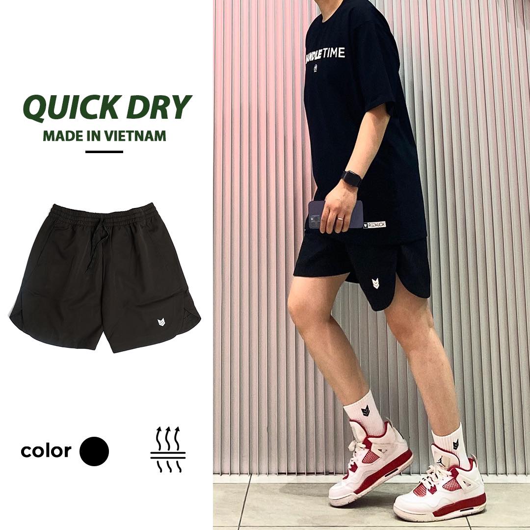 Quần short thể thao nam nữ Redikick Quick Dry -QDMulti Unisex Thoáng mát, nhanh khô, co giãn 2 chiều form rộng Quần short nam bóng rổ, bóng đá, bóng chuyền, quần tennis đá banh, chạy bộ