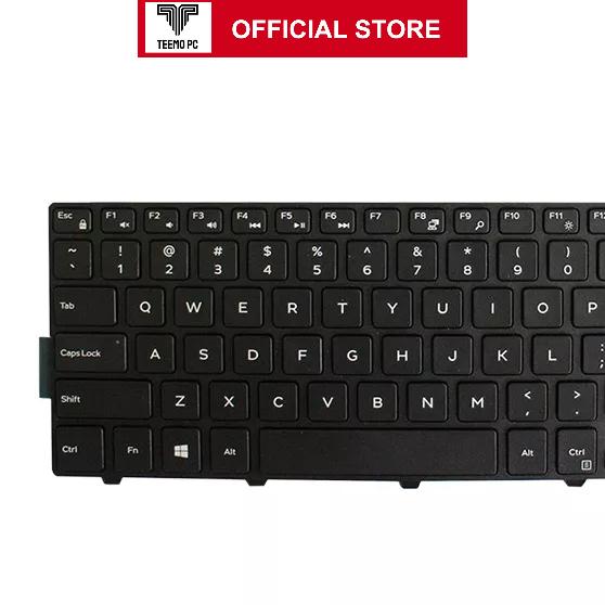 Bàn Phím Tương Thích Cho Laptop Dell Inspiron 3543 3558 5758 5545 5547 5551 5555 5558 5559 15 3000 5000 TEEMO PC KEY1430 Hàng Nhập Khẩu