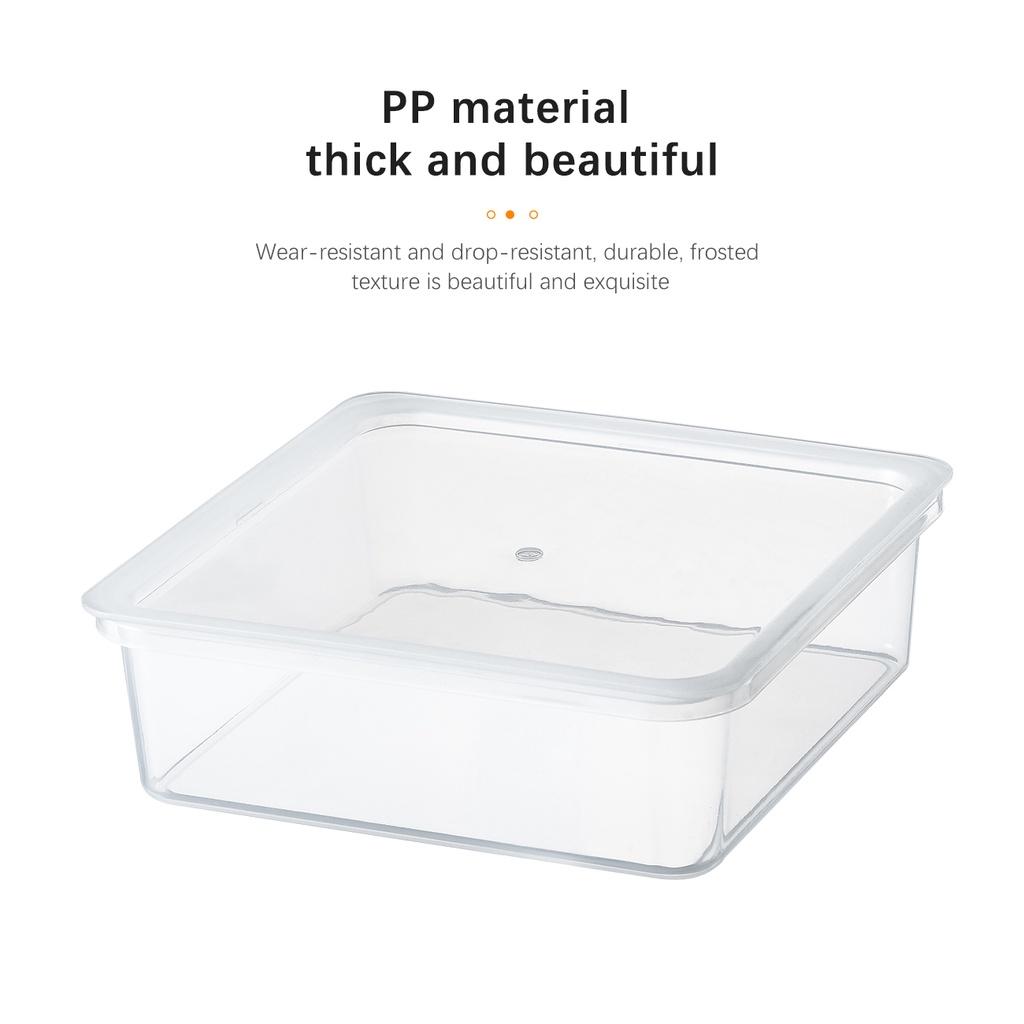 PP Transparent Multifunctional Drawer Storage Box Organizer