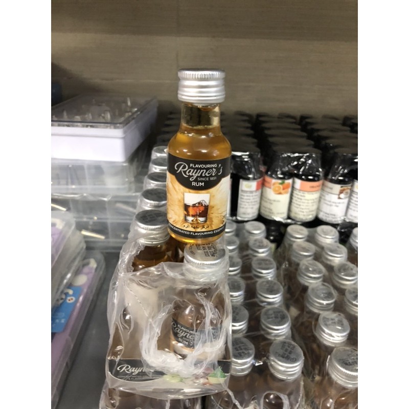 Hương (tinh chất ) Rum - Rayner's Rum Flavouring chai 28ml