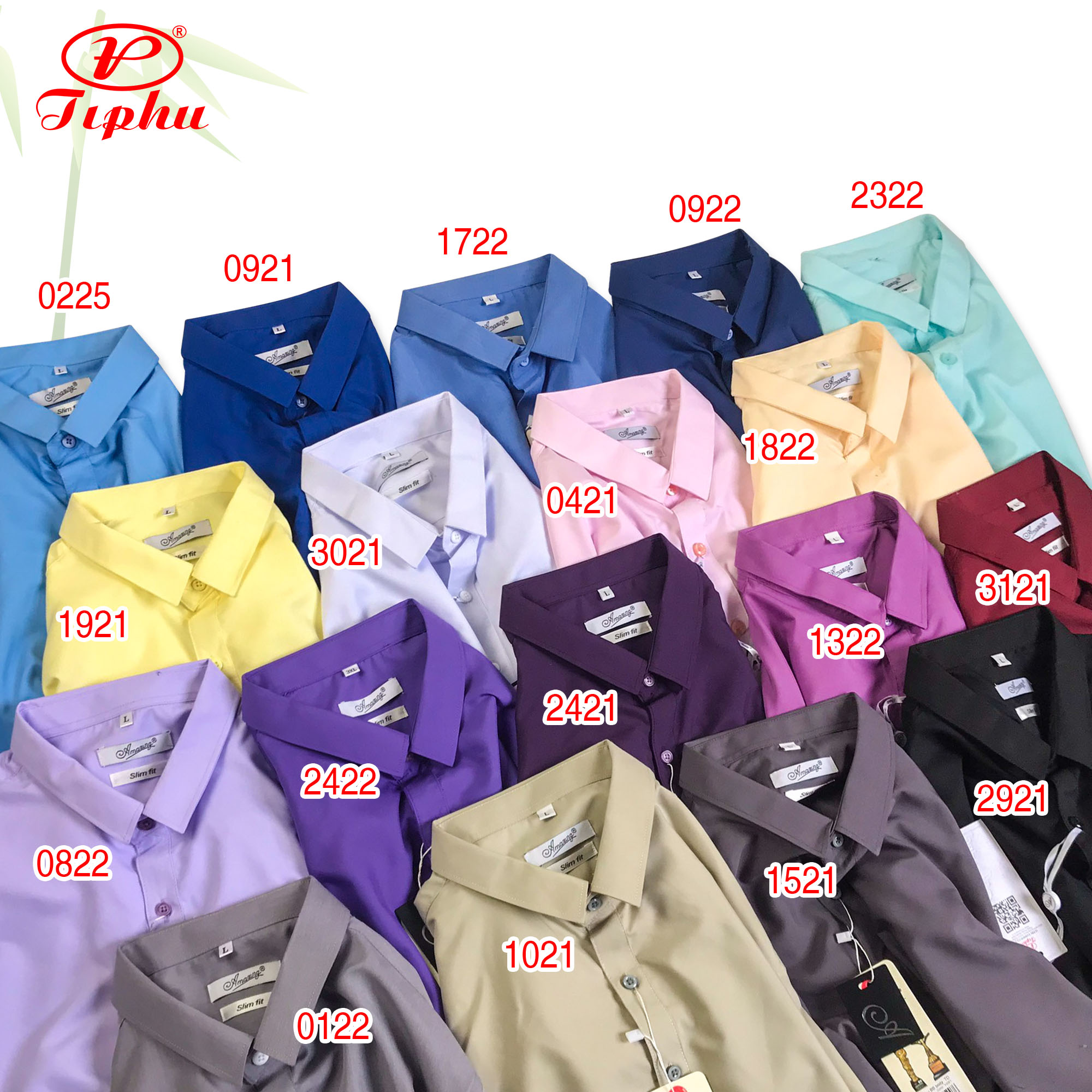 Áo sơ mi màu hồng pastel hiệu Amazing, dáng trẻ slim fit, phong cách Hàn Quốc, vải bamboo mềm mịn