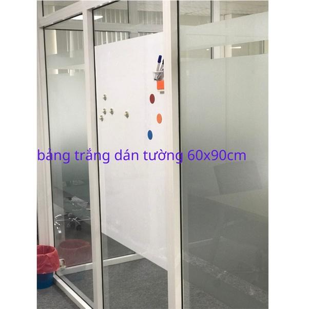 Cuộn Bảng Từ Trắng Hít Nam Châm- Bảng dán tường, dán kính - Kích Thước 60x90cm và 90x120cm