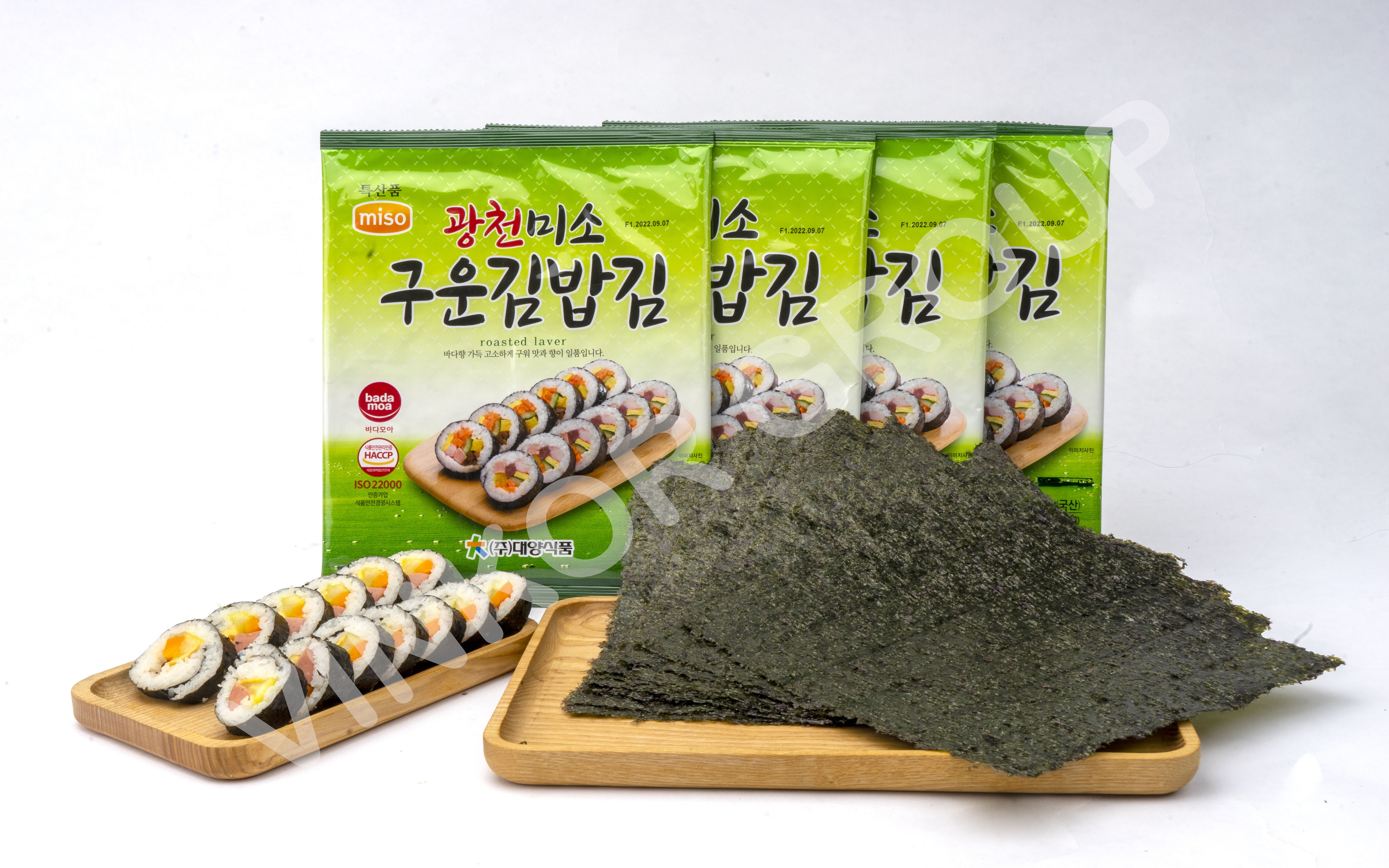 Rong Biển Cuộn Cơm Hàn Quốc Gwangcheon Miso Gói 10 Lá 20g