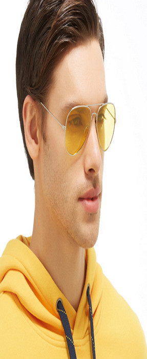 Kính Mát Unisex Thời Trang Nhìn Xuyên Đêm