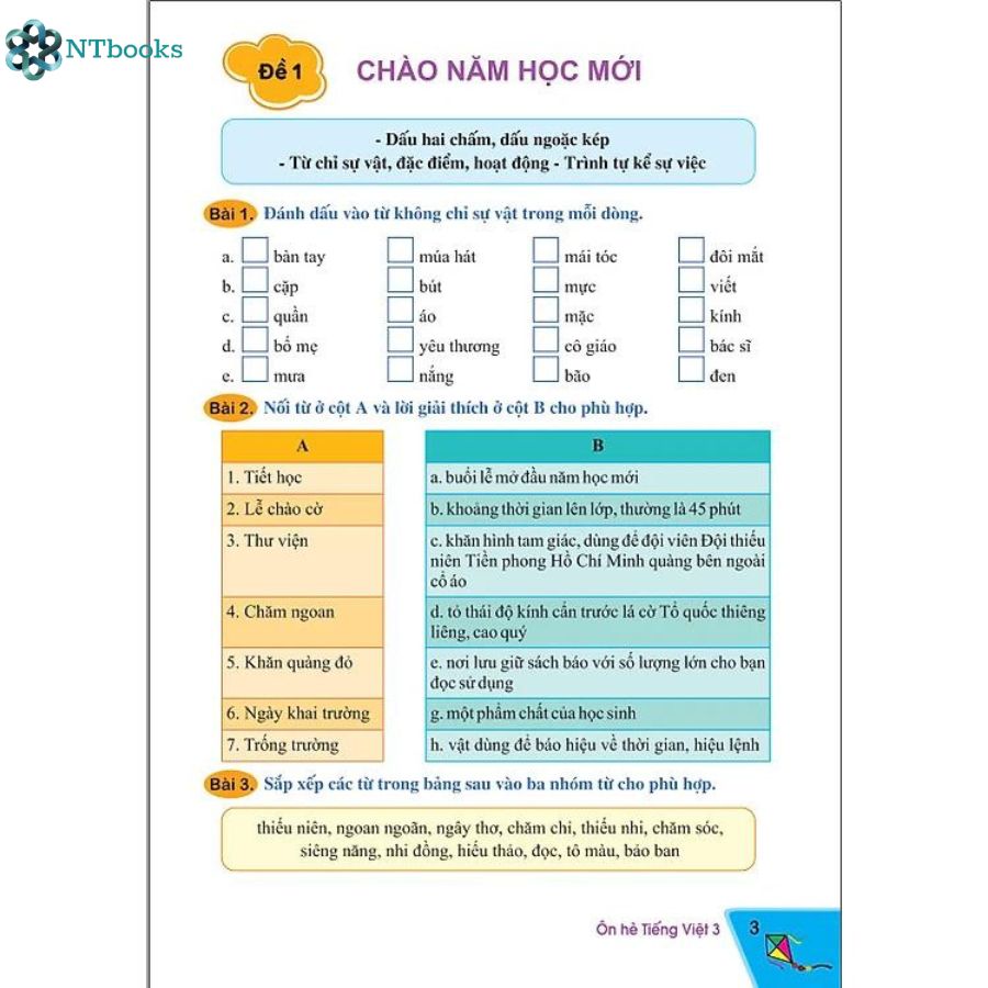 Sách Ôn Hè Tiếng Việt 3 - Cánh Diều