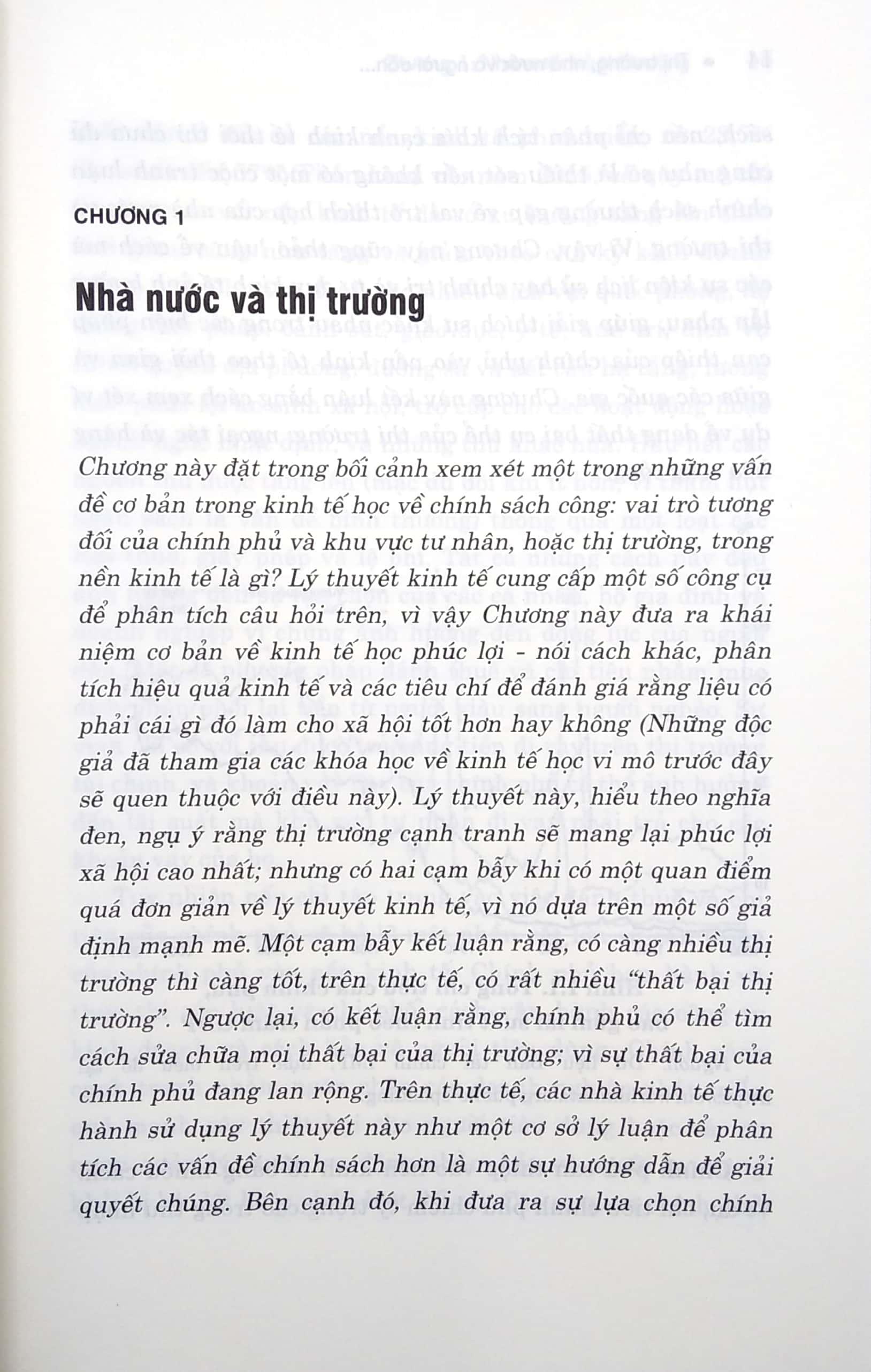 Thị Trường, Nhà Nước Và Người Dân - Kinh Tế Học Về Chính Sách Công