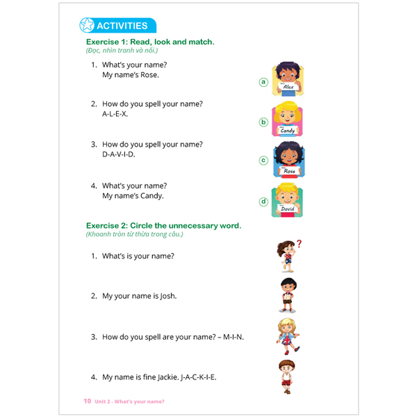 Combo Luyện Viết Chữ Nhớ Từ Vựng Tiếng Anh Theo Chương Trình Sách Giáo Khoa Lớp 3 – Tập 1 & 2