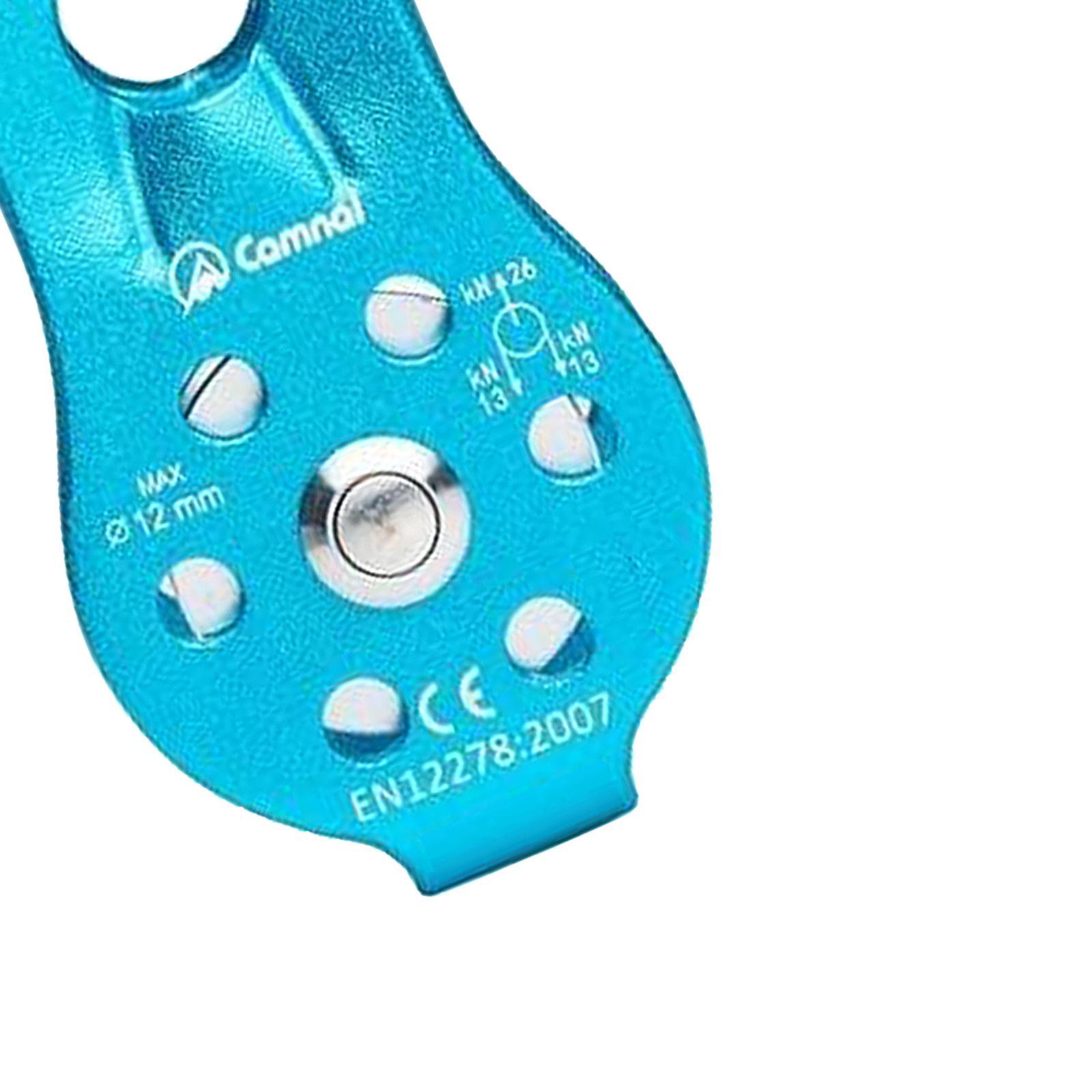 Outdoor Caving Lifting Rock Climbing Fixed Rope Pulley Equipment 26KN .