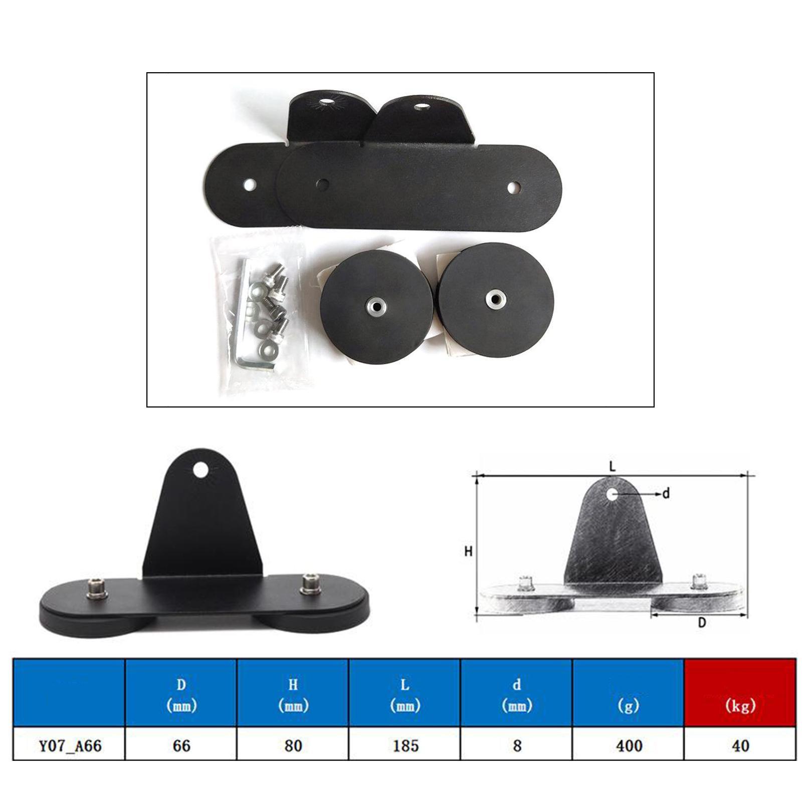 4Pcs Car Roof LED Light Bar Base Mount Bracket Holder Powerful
