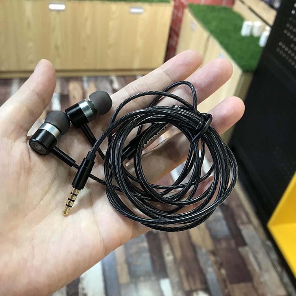 Tai nghe bass mạnh mẽ/Tai Nghe Gaming Remax RM-598 Có Dây Nhét Tai Chơi Game Chống Ồn Có Mic In Ear Cho Điện Thoại Hàng Chính Hãng