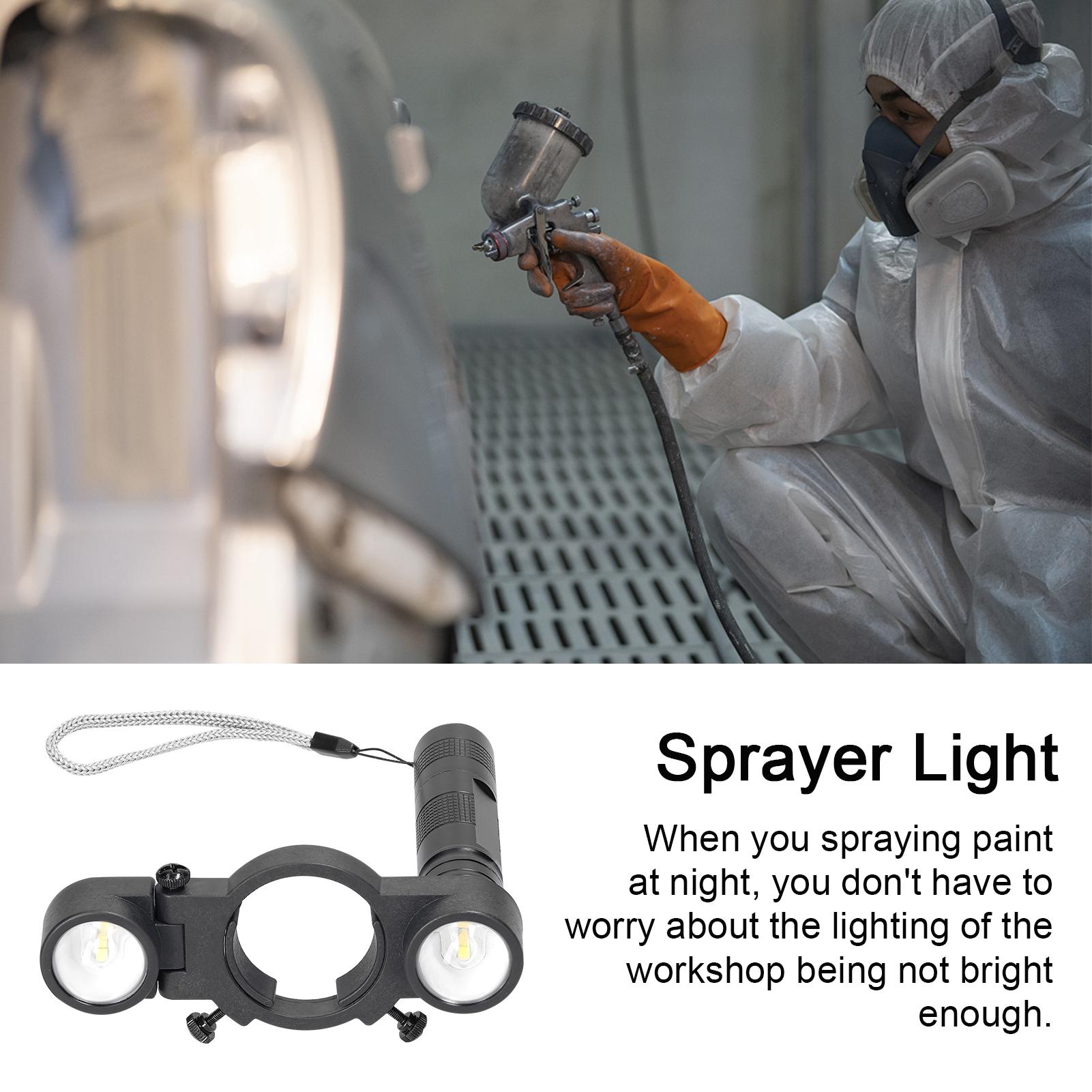 Spraying Machine Lighting Airbrush Light Universal Sprayer Light Aadjustable Rechargeable Fill-in Light for Sprayer