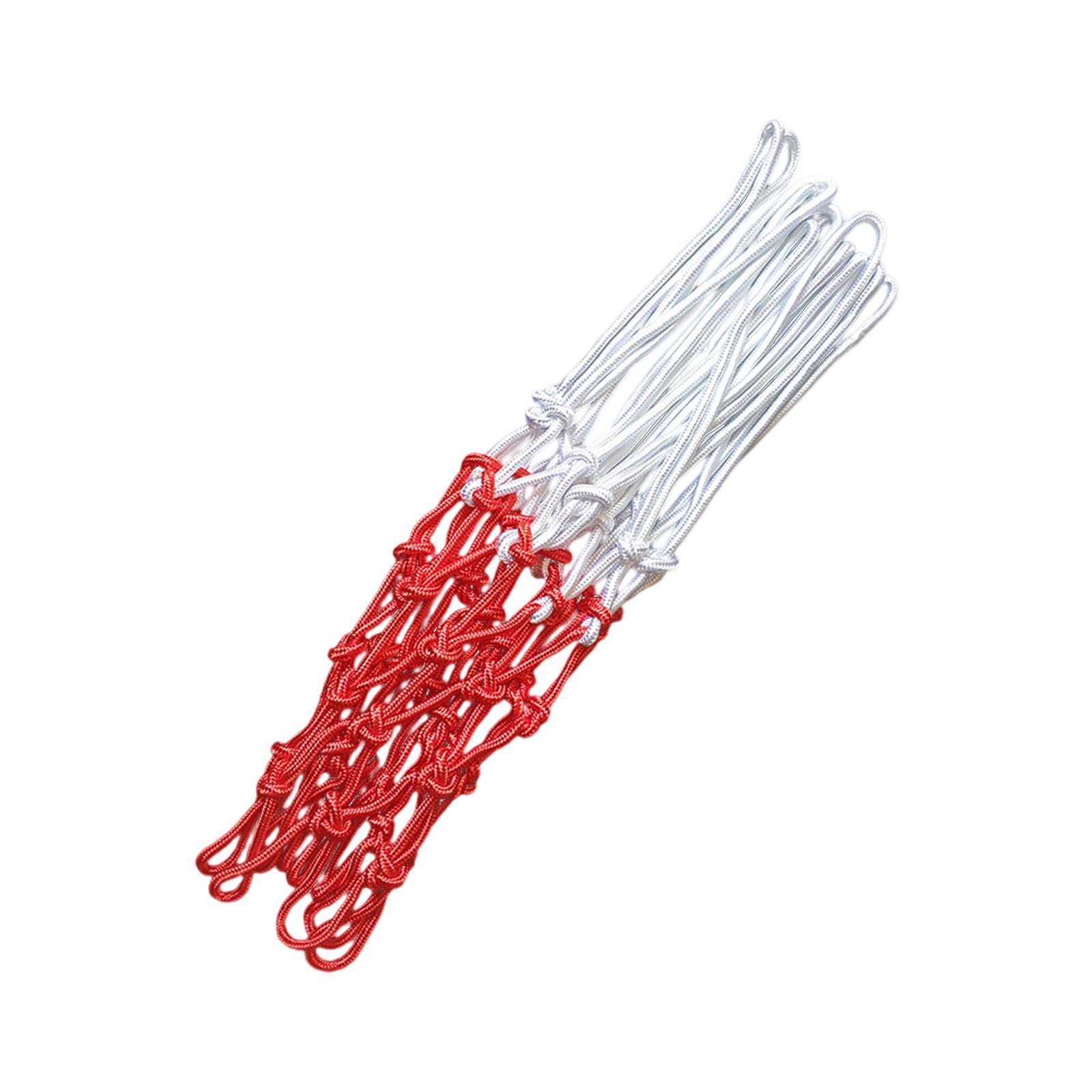 Basketball Nets Sun Protective Rainproof Net Mesh Backboard Components Basketball Rim Nets Replacement Sports Basketball Hoop 12 Loops Rim