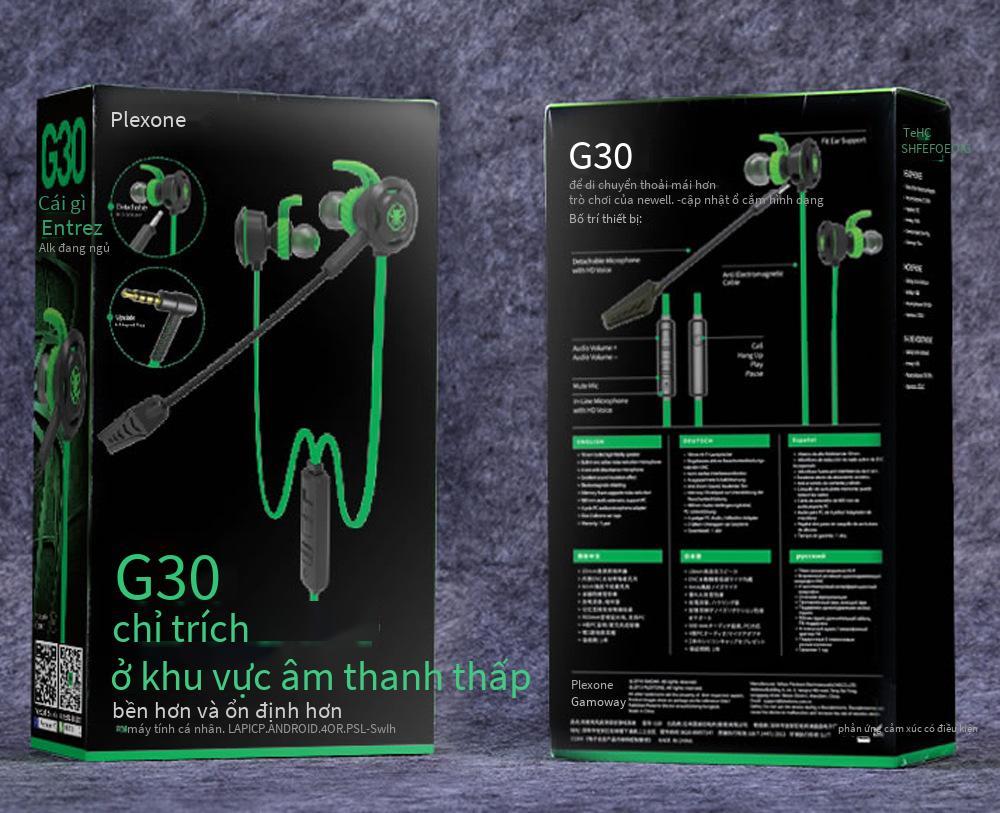 Tai nghe gà ăn giọng nói mỏ neo Puji G30 kiểu mới nhất với trò chơi máy tính lúa mì tai nghe cạnh tranh điện thoại di động và máy tính sử dụng kép
