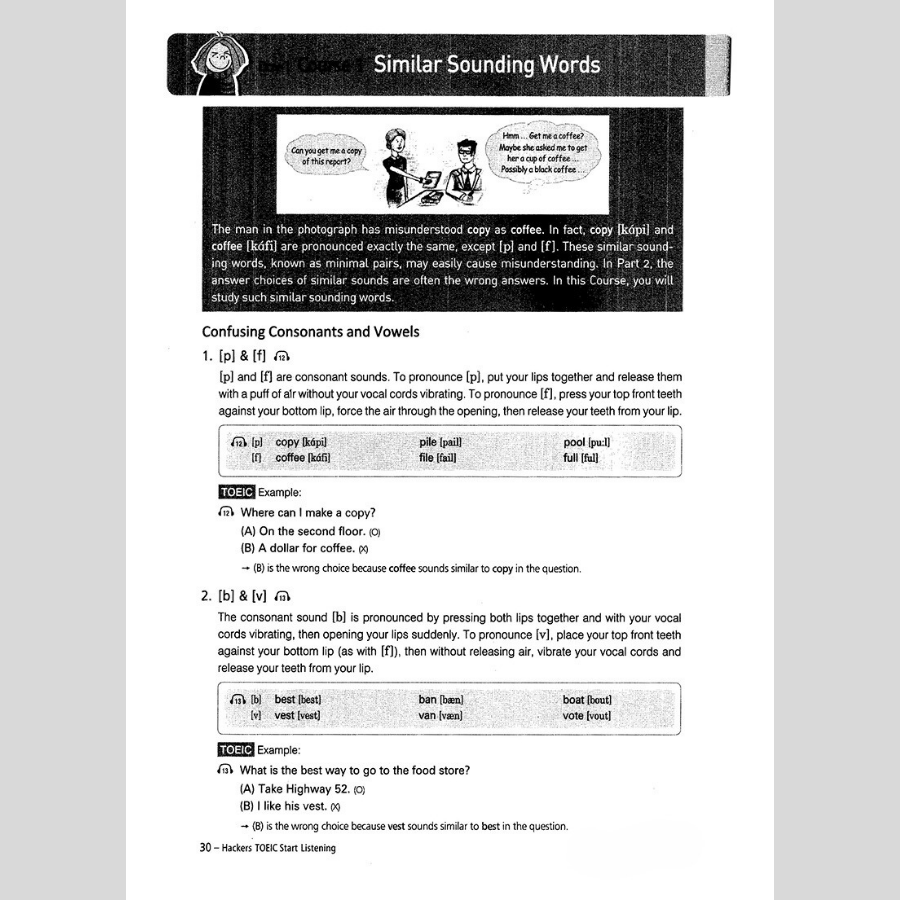 Hackers TOEIC Start Listening (Kèm 1CD)