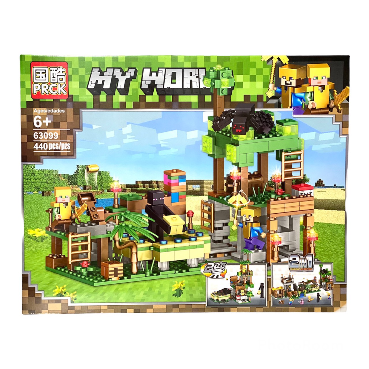 LẮP GHÉP MY WORLD NGÔI LÀNG ĐẠI CHIẾN 63099 - 440 PCS