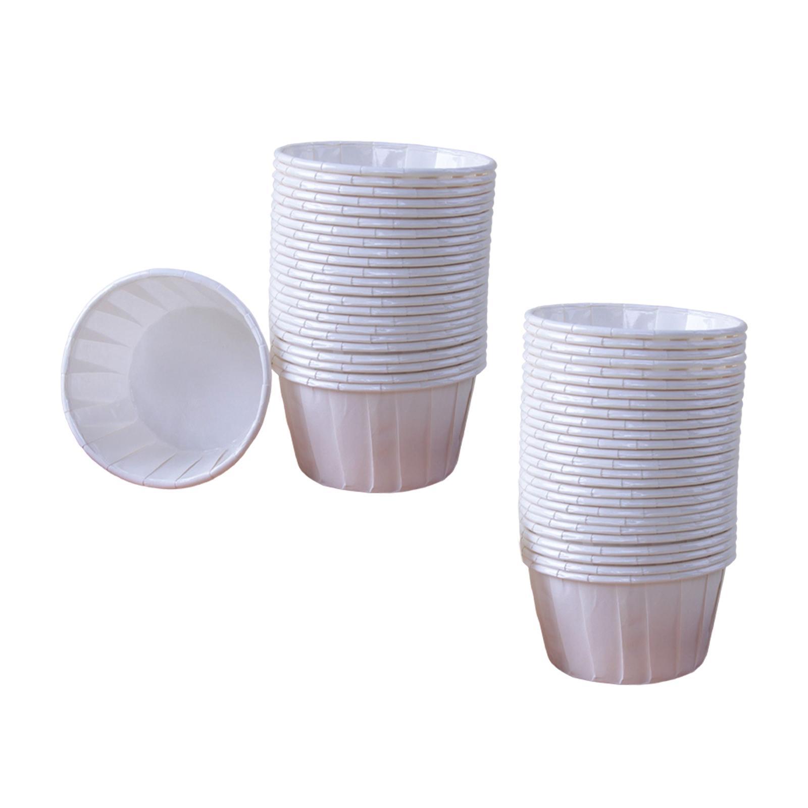 50 Pieces Greaseproof Paper Cupcake Wrappers Baking Cups Accessory Durable