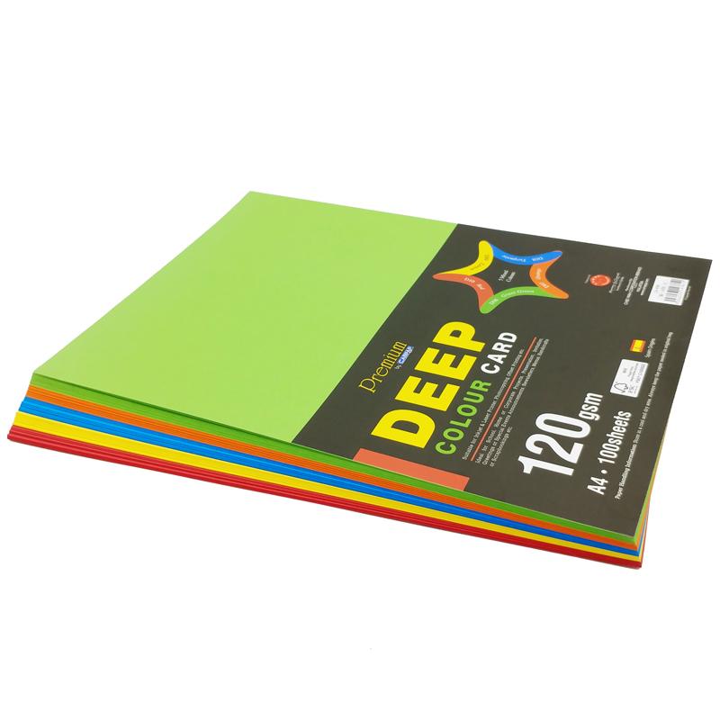 Tập 100 Giấy Màu A4 120gsm 5 Màu - Campap CA4781