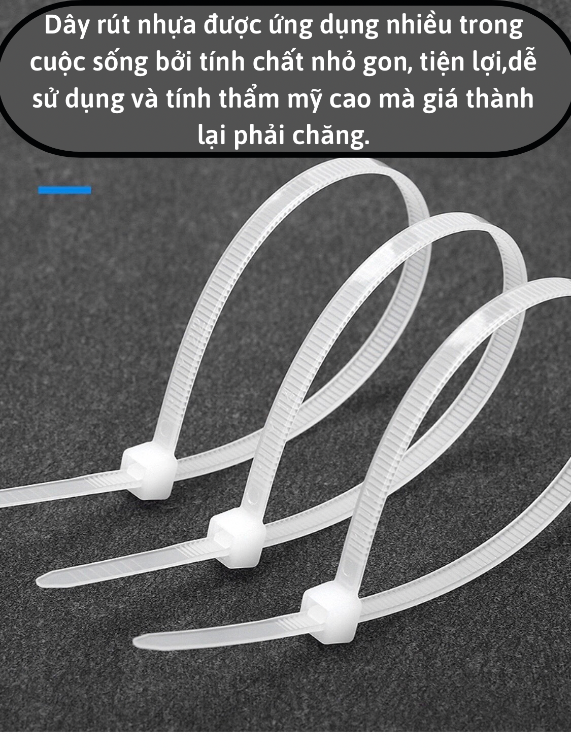 Combo 100c dây rút nhựa đen trắng, dây thít nhựa túi 100c đủ kích thước, rút nhựa, dây thít nhựa đen, dây rút nhựa 30cm, thít nhựa, dây gút nhựa, dây rút,  dây rút 30cm, lạt nhựa, dây lạt nhựa, dây rút trắng, dây lạt nhựa đen