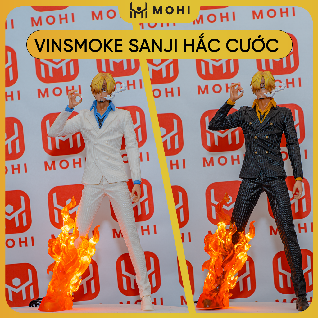 - Mô hình Figure Vinsmoke Sanji hắc cước đứng hút thuốc, mô hình figure One Piece bản đế đẹp có BOX