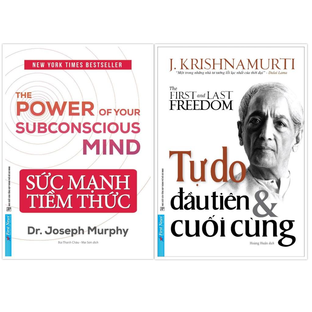 Sách - Combo Sức mạnh tiềm thức + Tự do đầu tiên và cuối cùng - FirstNews