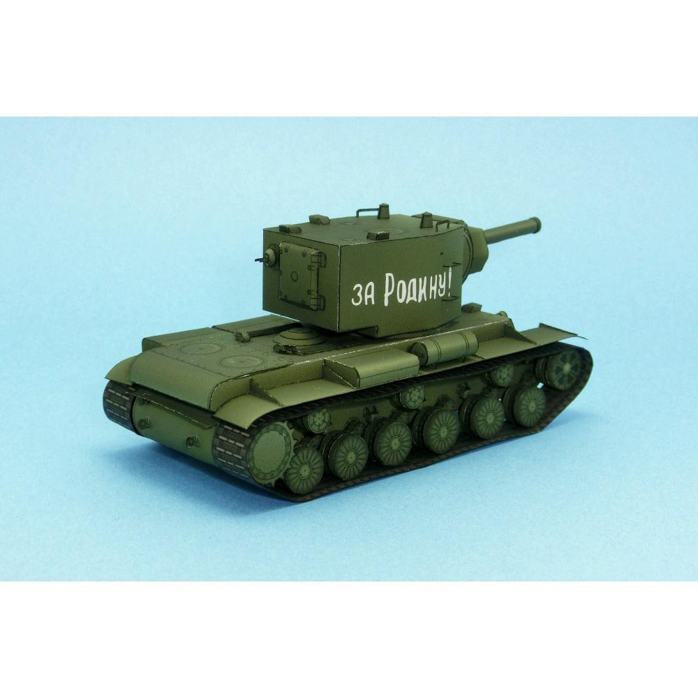 Mô hình giấy xe tank KV-2 tỉ lệ 1/72