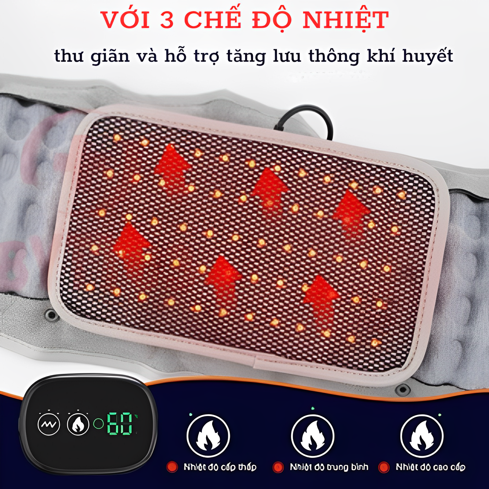 Đai Hơi Kéo Giãn Cột Sống - Xoá Bỏ Đau Thắt Lưng, Hạn Chề Quá Trình Thoát Vị Đĩa Đệm, Chất Liệu PU Cao Cấp, An Toàn, Thích Hợp Mọi Lứa Tuổi