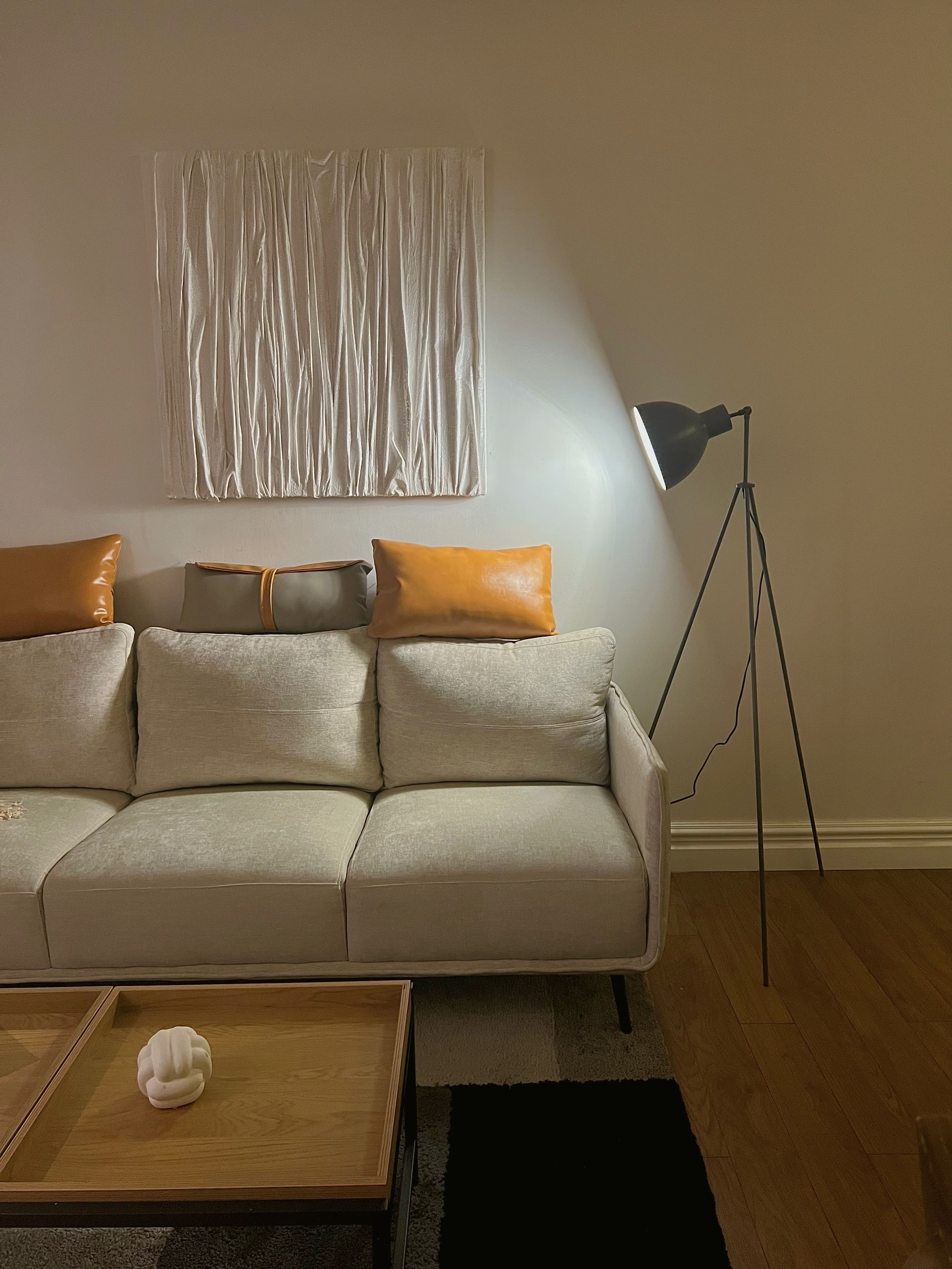 Đèn cây đứng chân máy màu xanh hiện đại, kiến trúc công nghiệp, minimalism DCLA011
