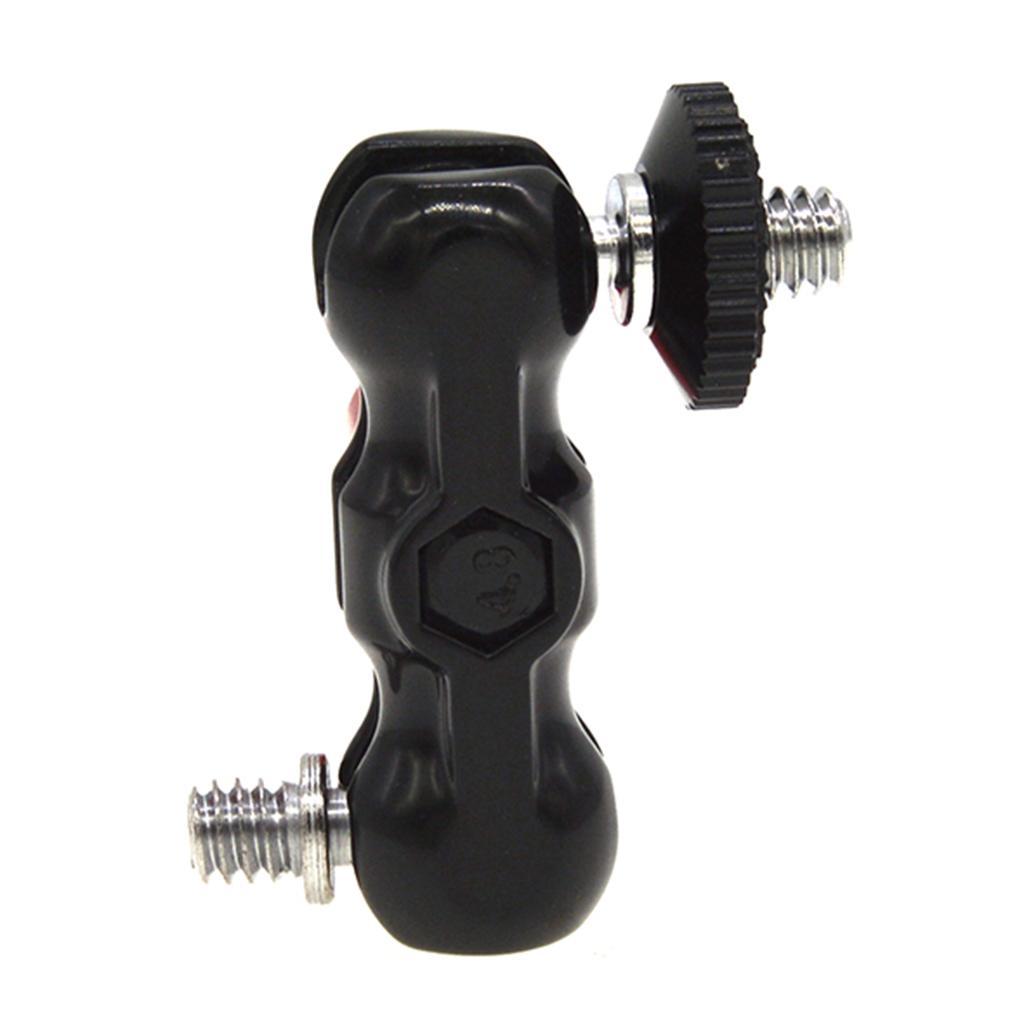 Ball Head Clamp Arm w/ 1/4"-20 Thread for Camera Monitor