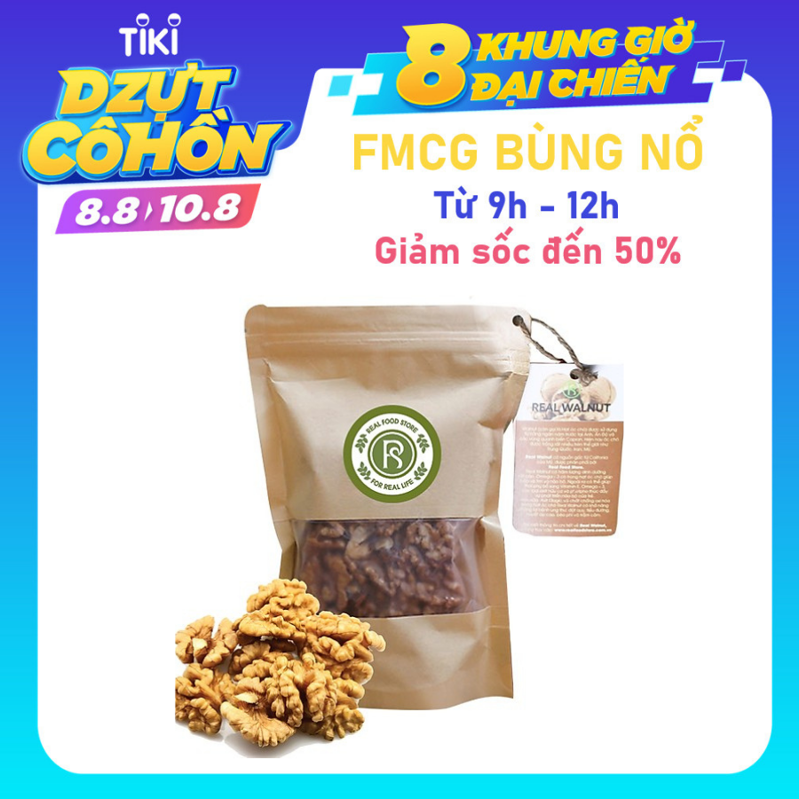 Túi Nhân Hạt Óc Chó Dinh Dưỡng Cho Mẹ Real Food (200g)